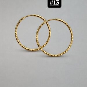 argollas 18k #12