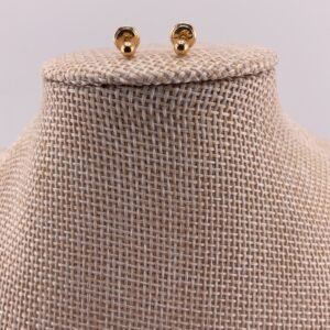 aros bolitas mini 18k